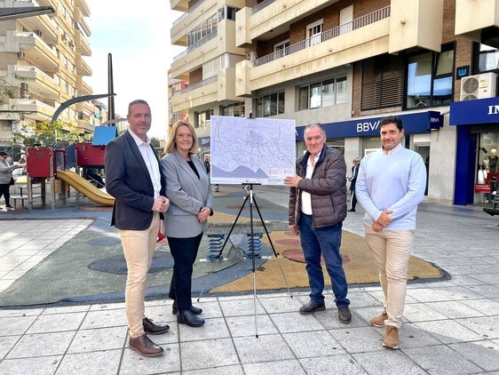 Parque infantal de la Aurora en Motril.