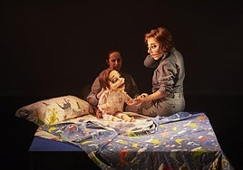 Imagen de 'Cris pequeña valiente', una de las obras de la Red, que se representa este mes en Tabernas y Pulpí.