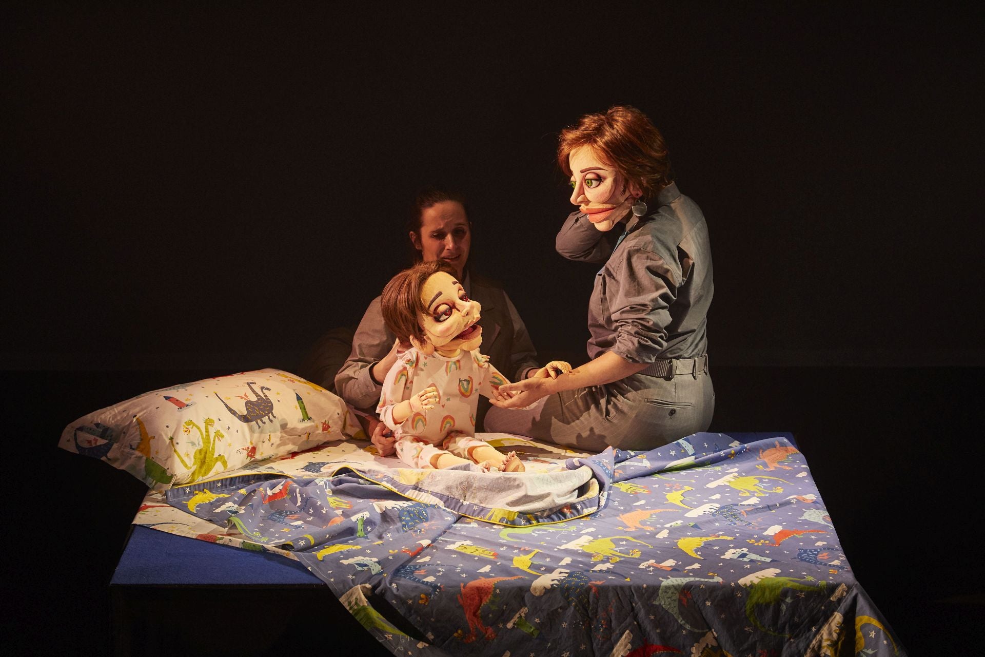 Imagen de 'Cris pequeña valiente', una de las obras de la Red, que se representa este mes en Tabernas y Pulpí.