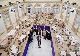 Diputación se convierte en el epicentro de la Navidad con el Belén Provincial