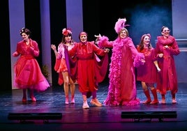 Un momento de la representación en el teatro Infanta Leonor de Jaén.