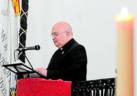 Martínez Rojas pregonó la Semana Santa de Baeza en 2022.