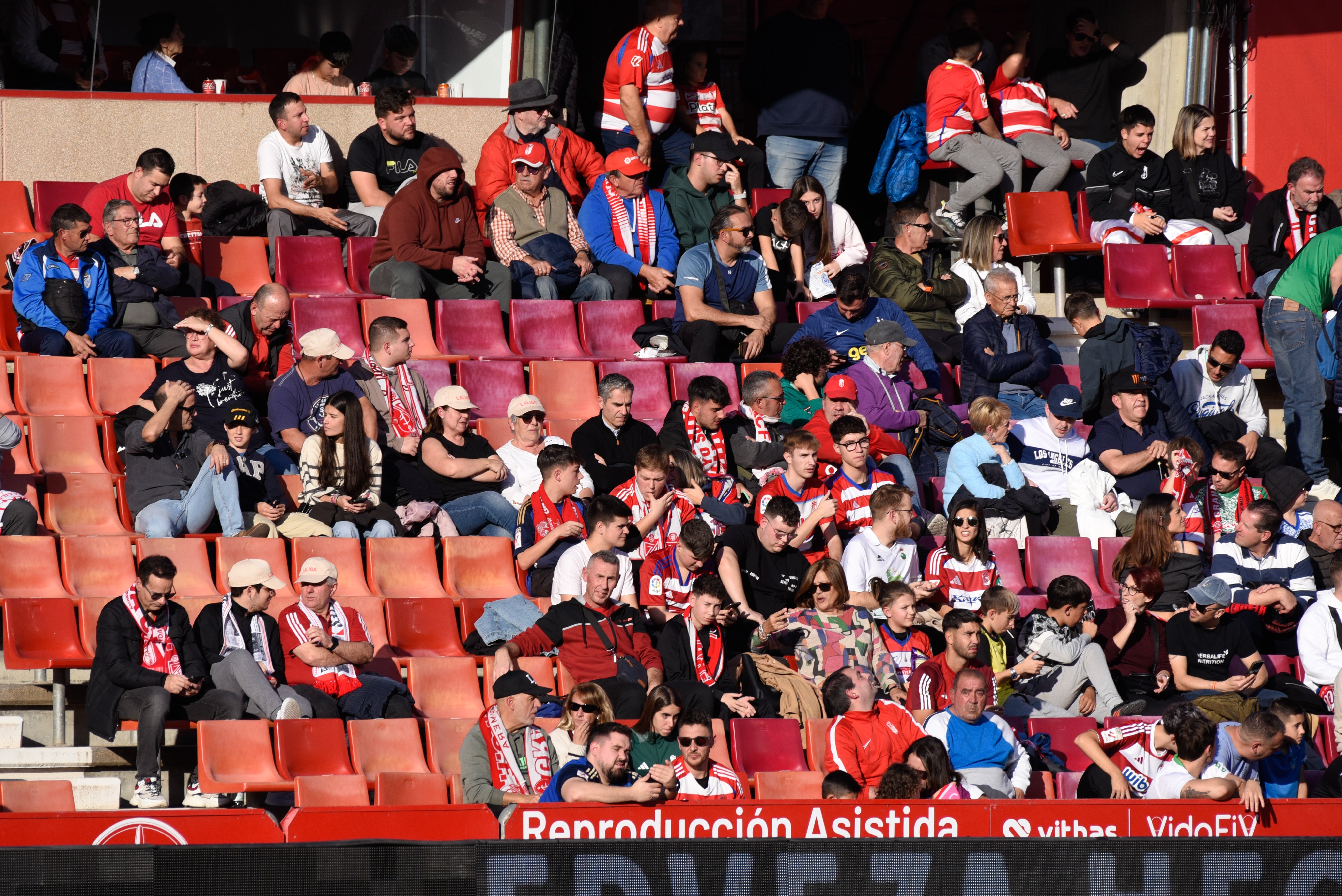 Búscate en la grada de Los Cármenes en el Granada-Racing