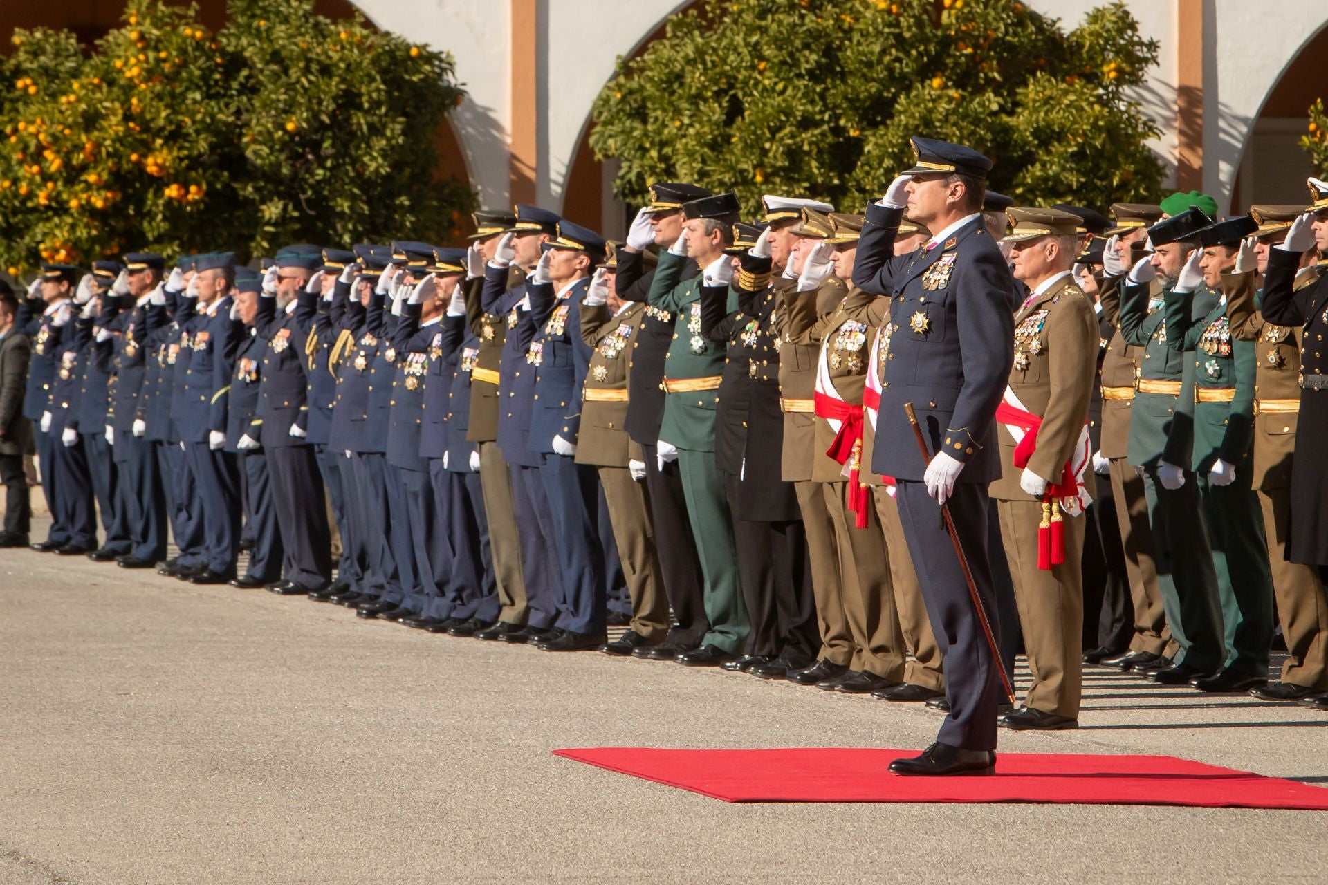 Las imágenes de la celebración de la Virgen de Loreto en la Base Aérea de Armilla