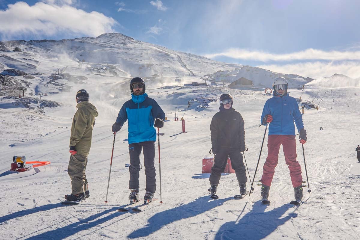 Así ha sido el estreno de la temporada de esquí en Sierra Nevada