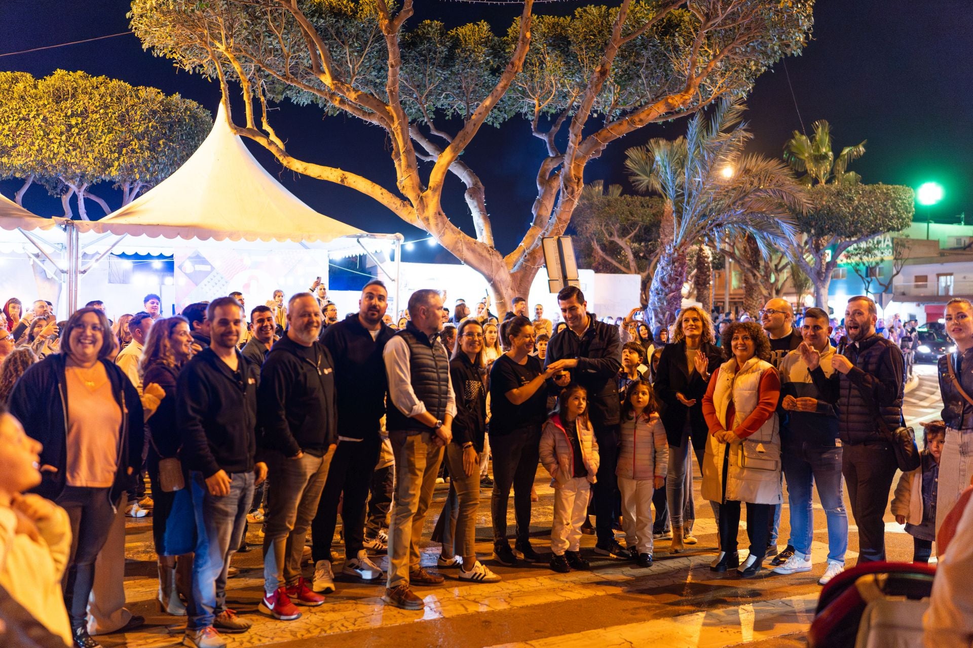 Encendido de las luces de Navidad en Níjar.