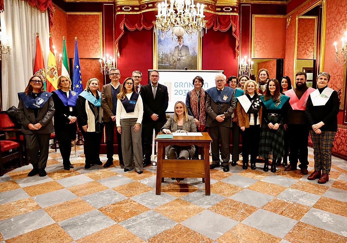 Los 16 colegios mayores y residencias universitarias de la capital firman el manifiesto 'Granada Capital Europea de la Cultura 2031'