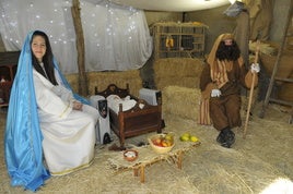 100 figurantes recrean en Padul el nacimiento de Jesús y la aldea de Belén