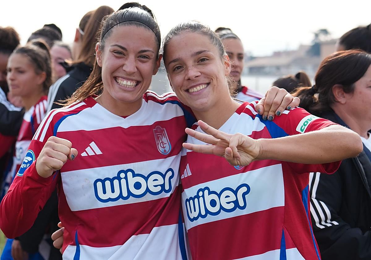 Felicidad en el Granada femenino tras ganar al Madrid CFF.