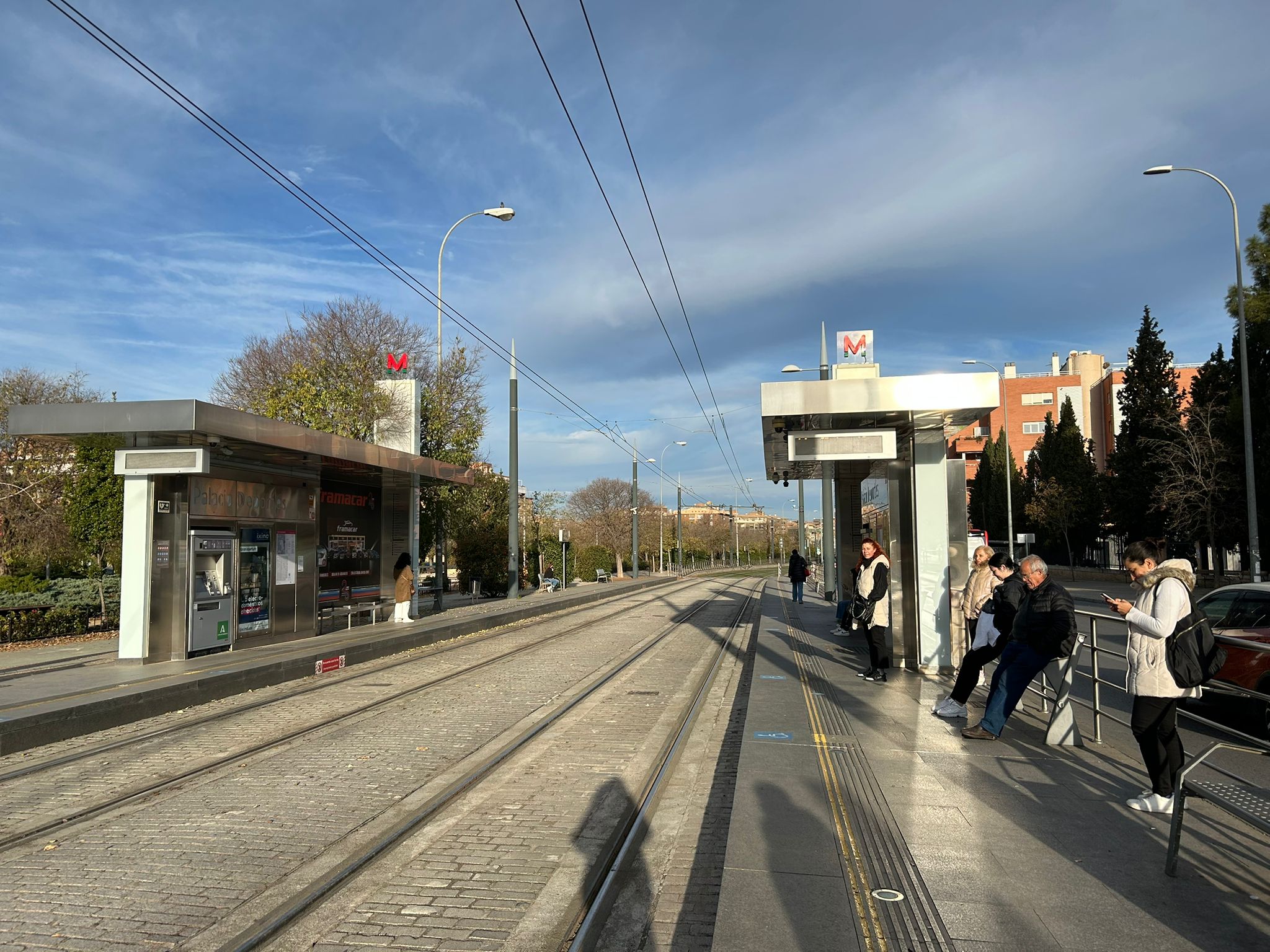 Las paradas del metro, casi vacías por una avería