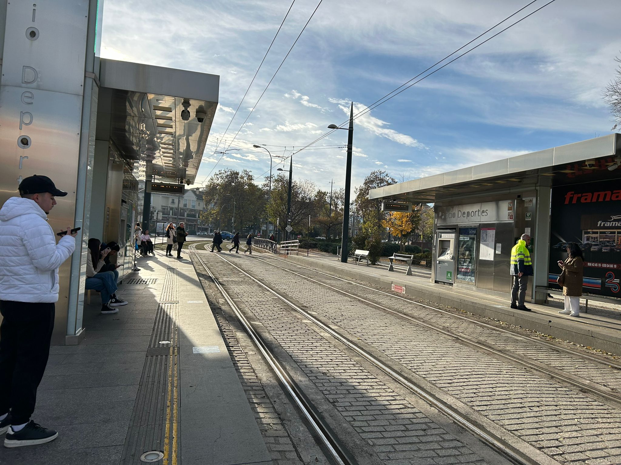 Las paradas del metro, casi vacías por una avería