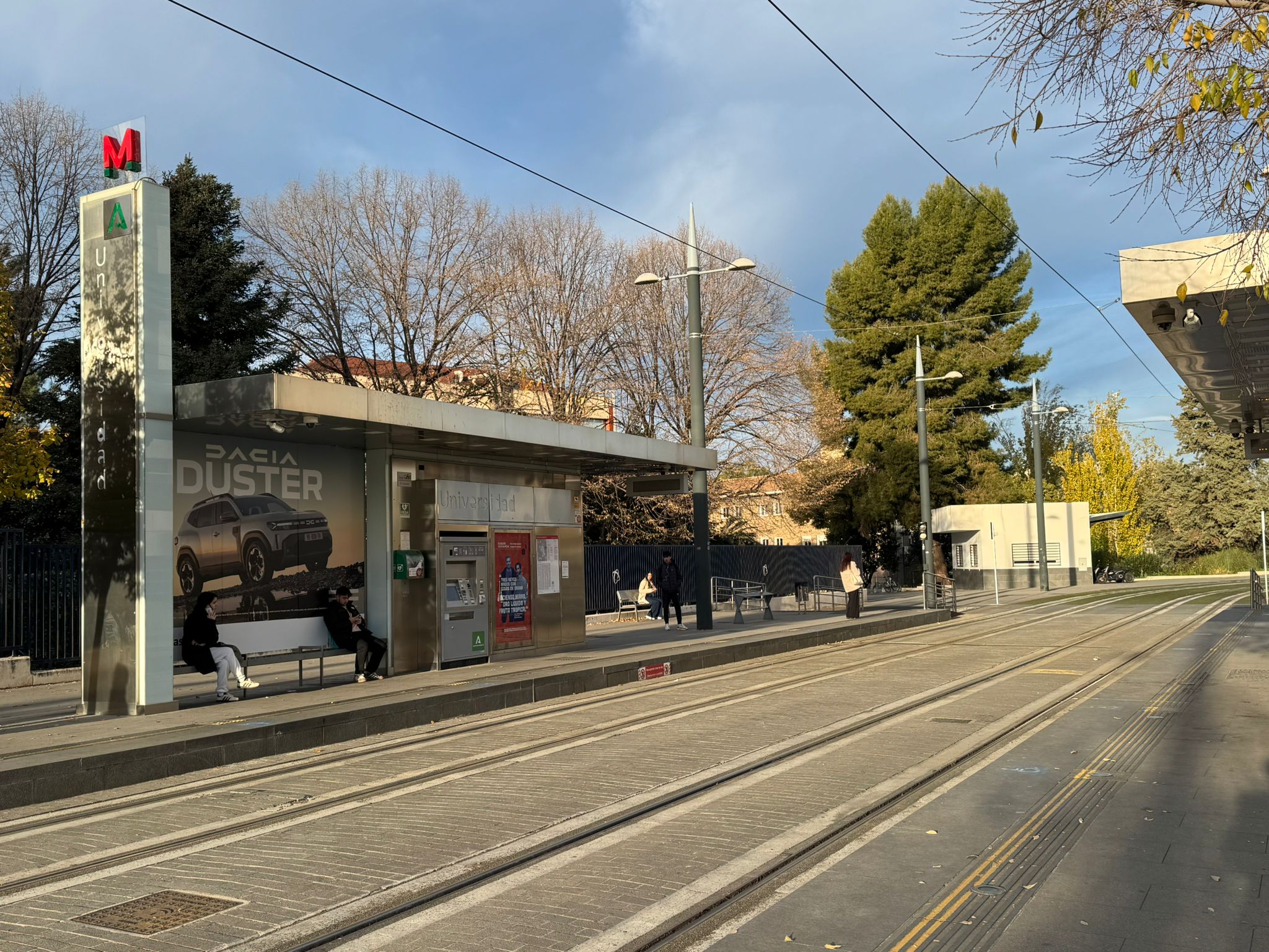 Las paradas del metro, casi vacías por una avería