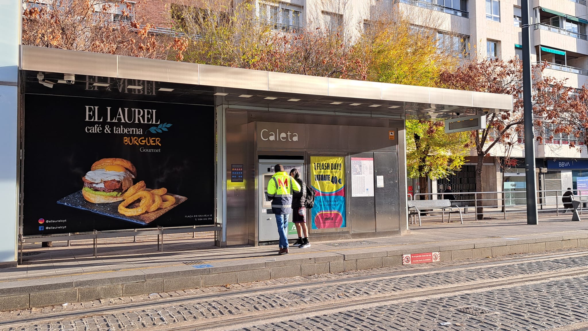 Las paradas del metro, casi vacías por una avería