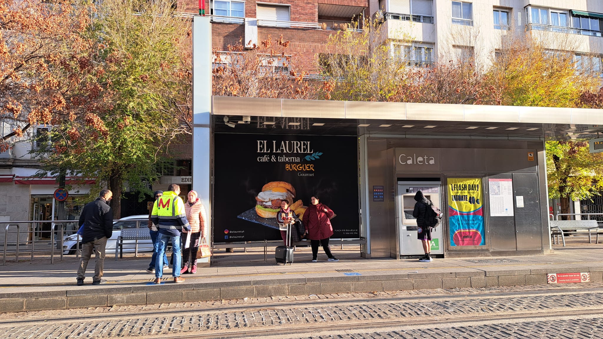 Las paradas del metro, casi vacías por una avería