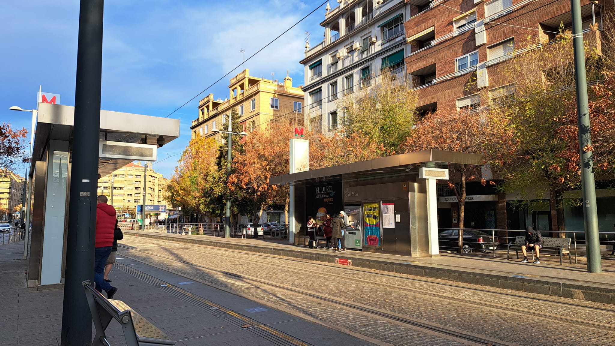 Las paradas del metro, casi vacías por una avería