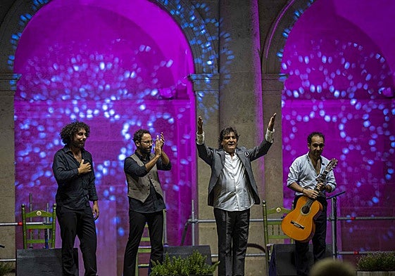 Imagen de archivo de una actuación flamenca.