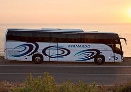 Imagen de un autobús de Autocares Bernardo.
