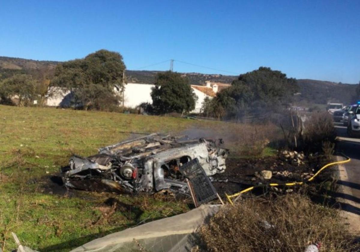 Estable en la UCI la enfermera rescatada en el accidente de Alhama