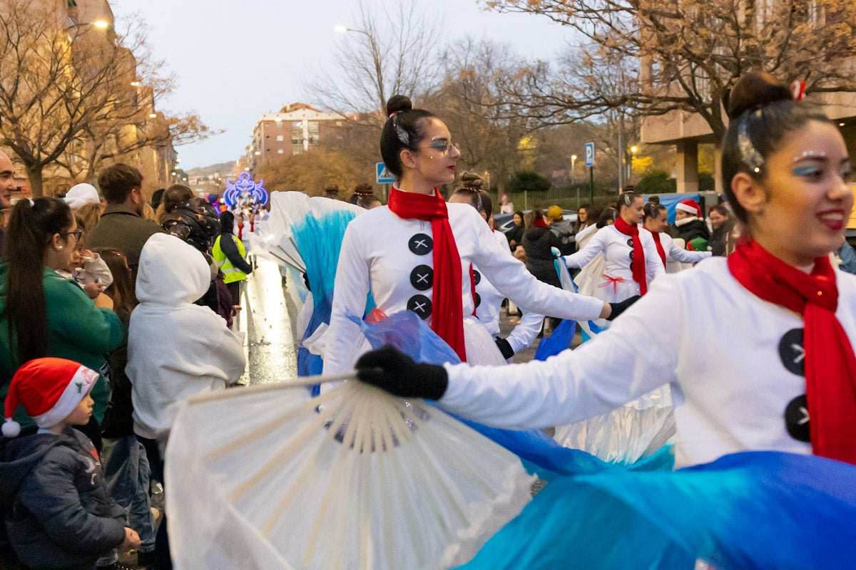 Las imágenes de la cabalgata de Papá Noel en Granada