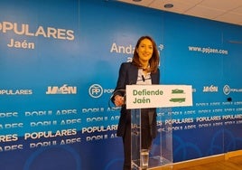 La portavoz del PP en el Ayuntamiento de Jaén, Mónica Moreno.