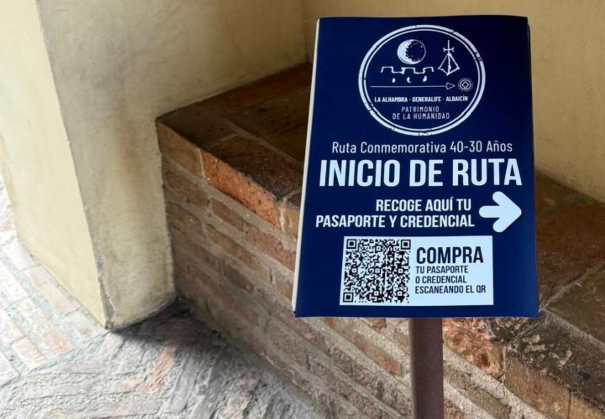 El Patronato de la Alhambra reconocerá a los granadinos y visitantes que realicen la Ruta Conmemorativa 40-30