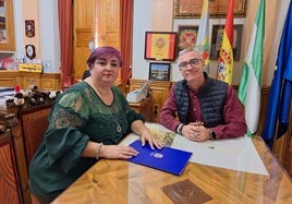 María de las Nieves Núñez y Luis Mariano Camacho.