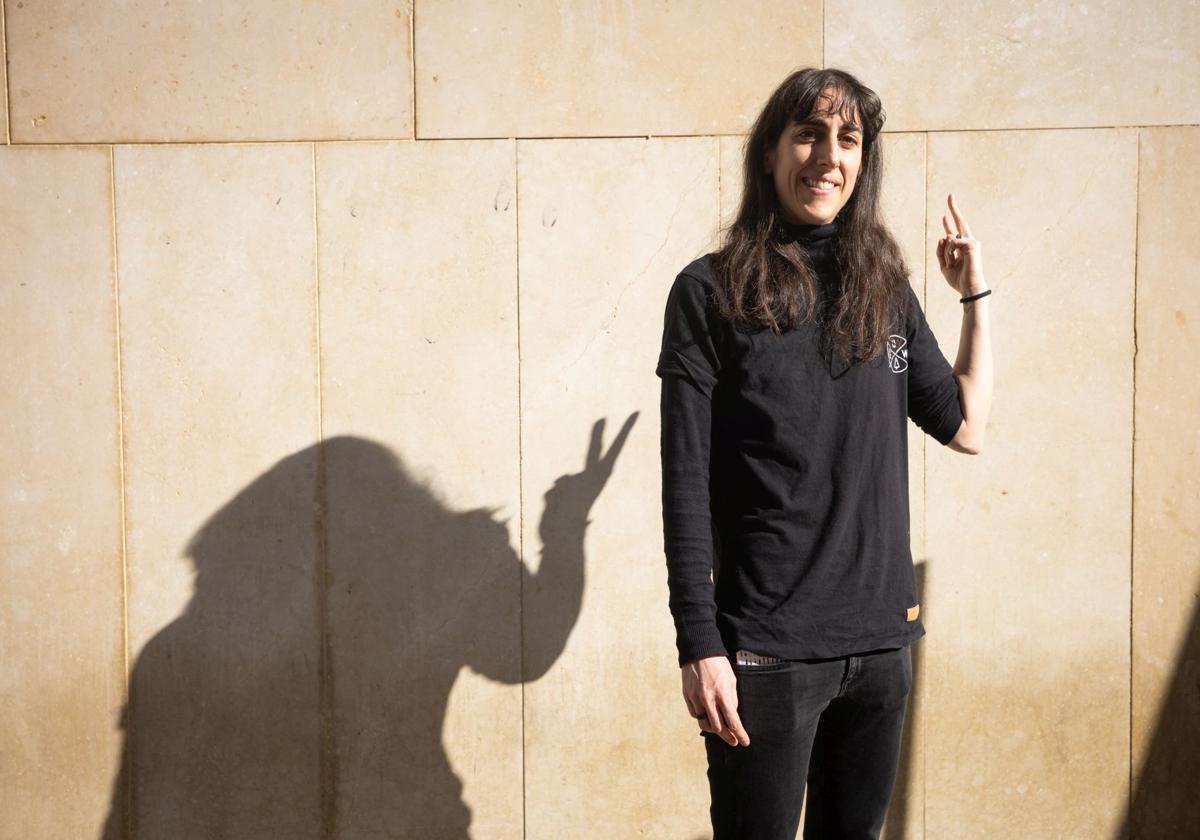 Dos nominaciones. Mayte Cabrera, en la Plaza de San Agustín.