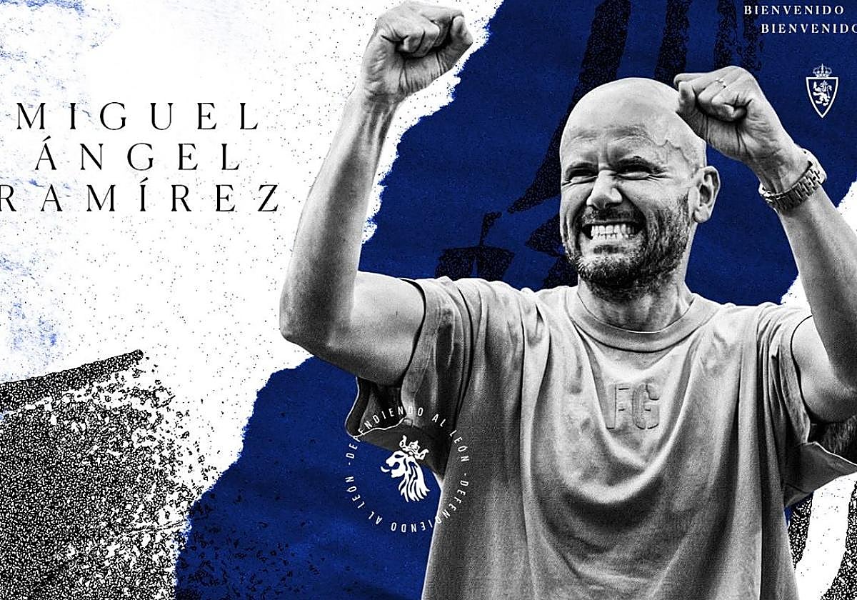 Bienvenida del Zaragoza a Miguel Ángel Ramírez.