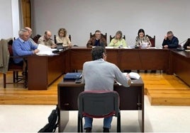 Pleno reciente en el Ayuntamiento de Lopera