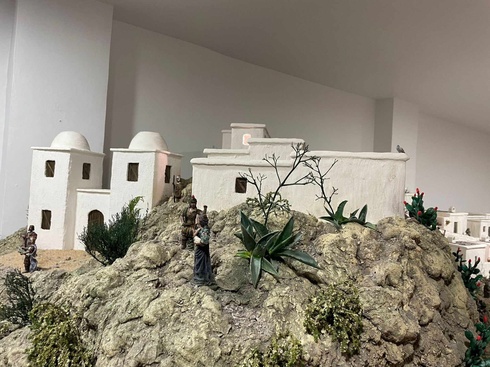 Así es el belén del barrio de Peñarrodada