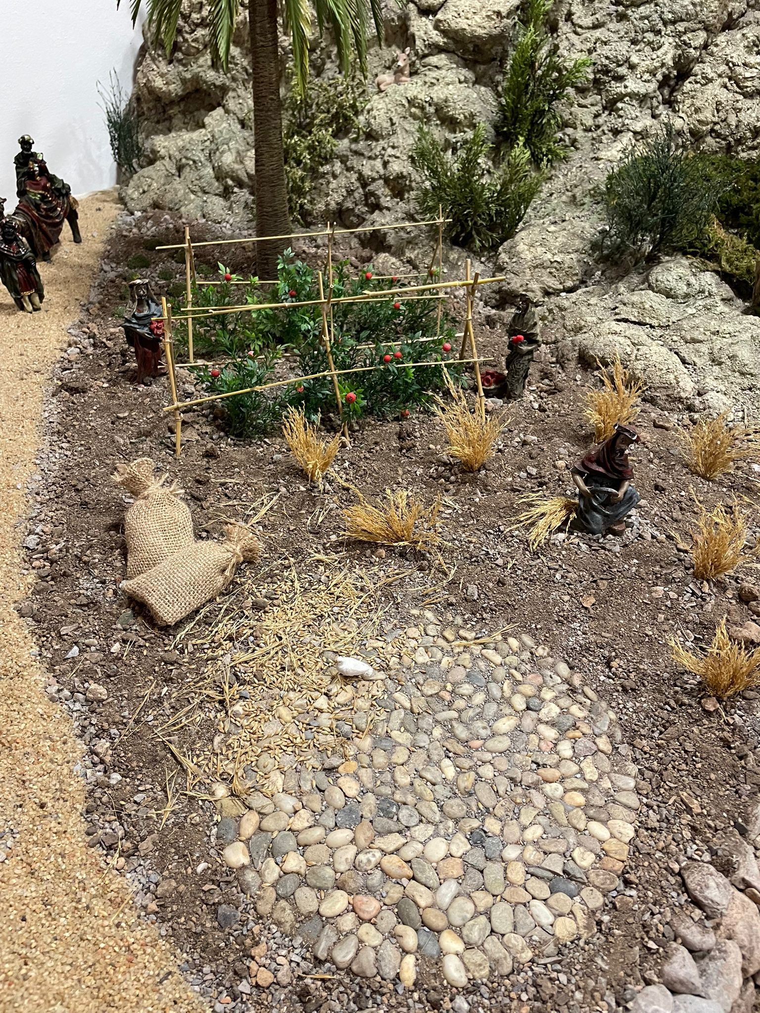 Así es el belén del barrio de Peñarrodada