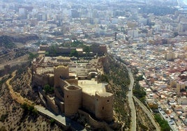 Vista aérea desde La Alcazaba de Almería