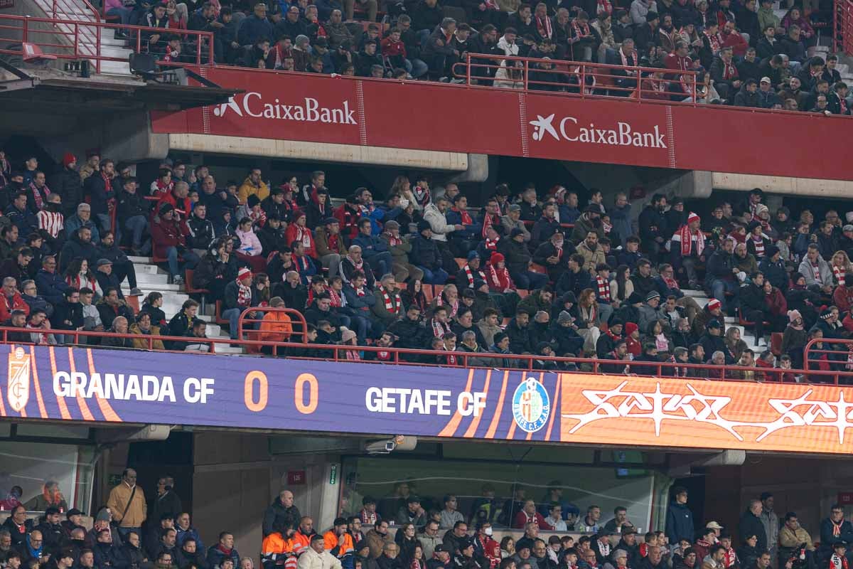 Encuéntrate en Los Cármenes en el partido ante el Getafe