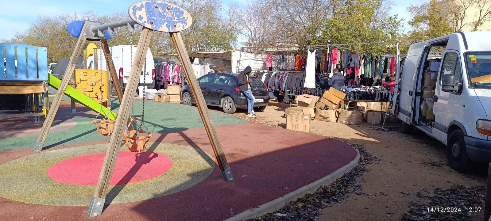 Imagen del mercadillo del Zaidín.