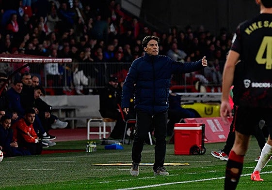 Rubi durante el partido de Copa contra el Sevilla