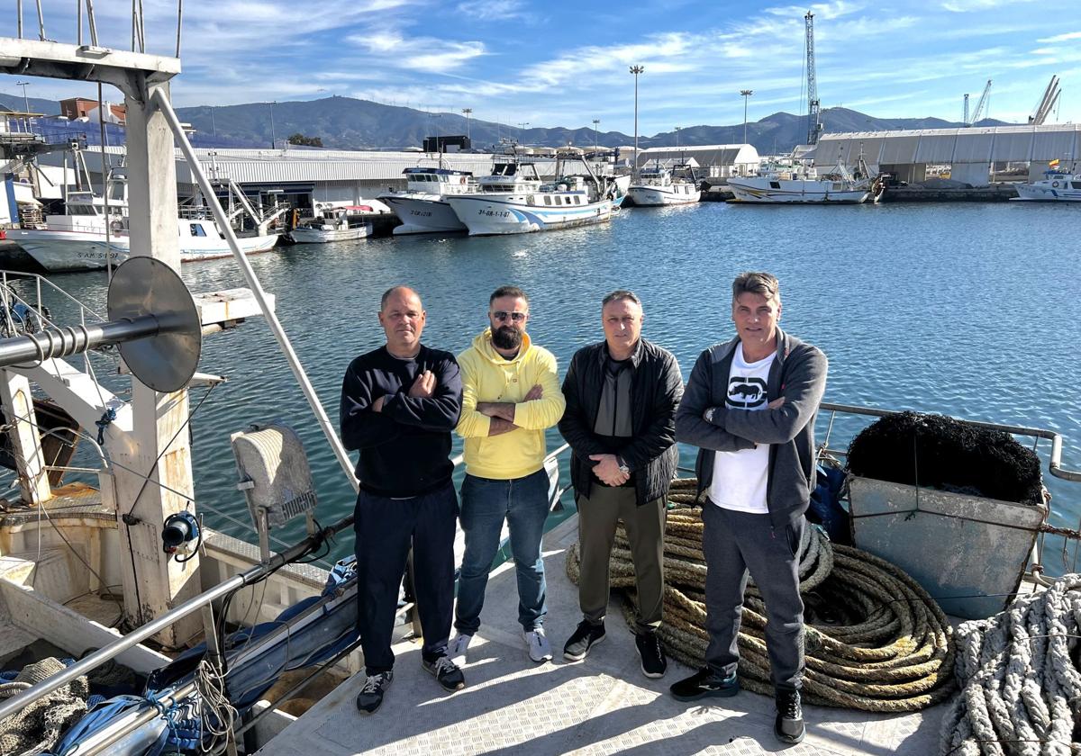 Pescadores de arrastre de Motril.