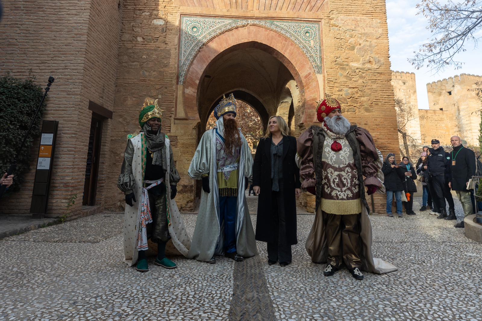 Las imágenes de los Reyes Magos en la Alhambra