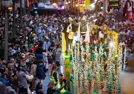 Tarde noche de ilusión con la cabalgata de Granada.