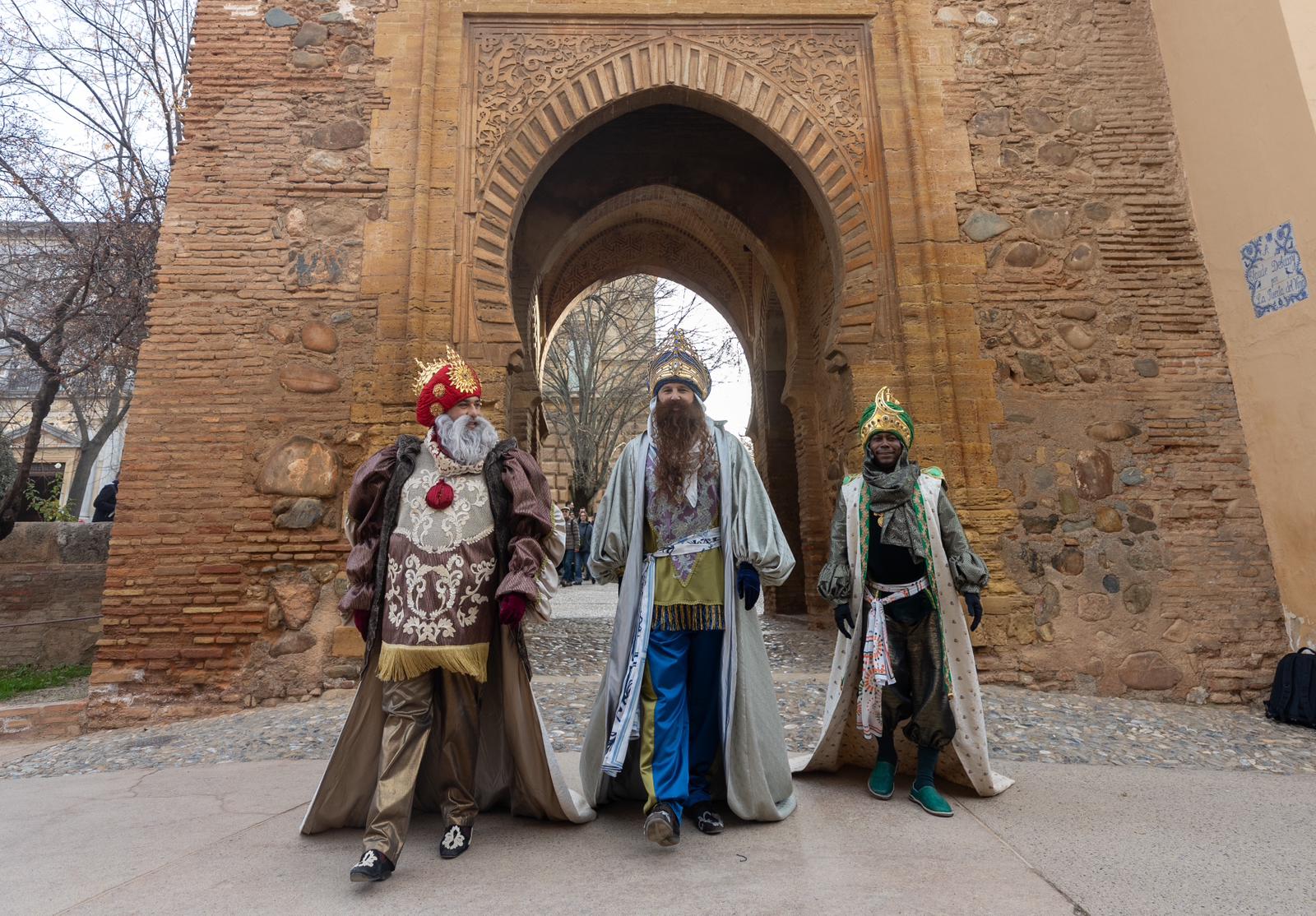 Las imágenes de los Reyes Magos en la Alhambra