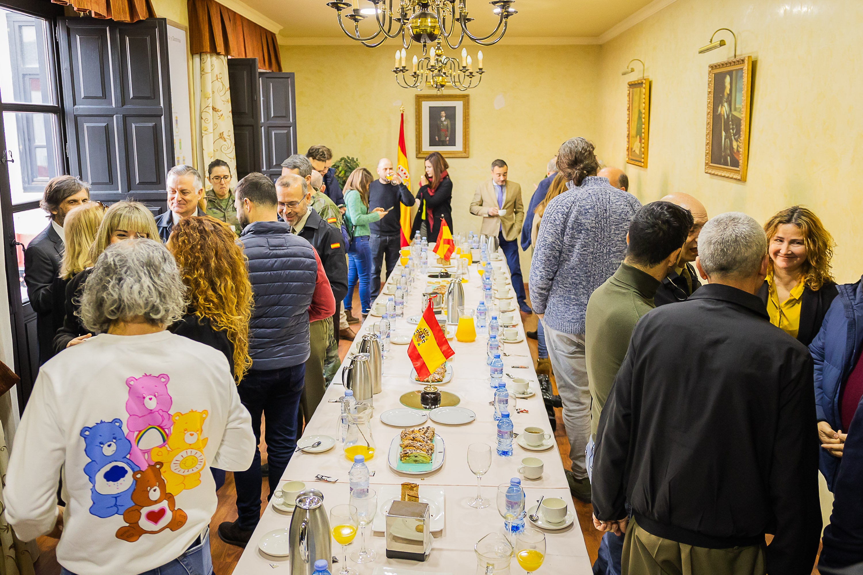 Las imágenes del encuentro entre el Madoc y los medios de comunicación de Granada