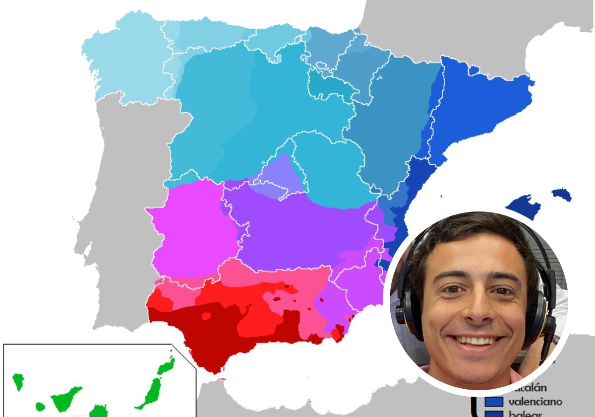 Mapa de dialectos en España