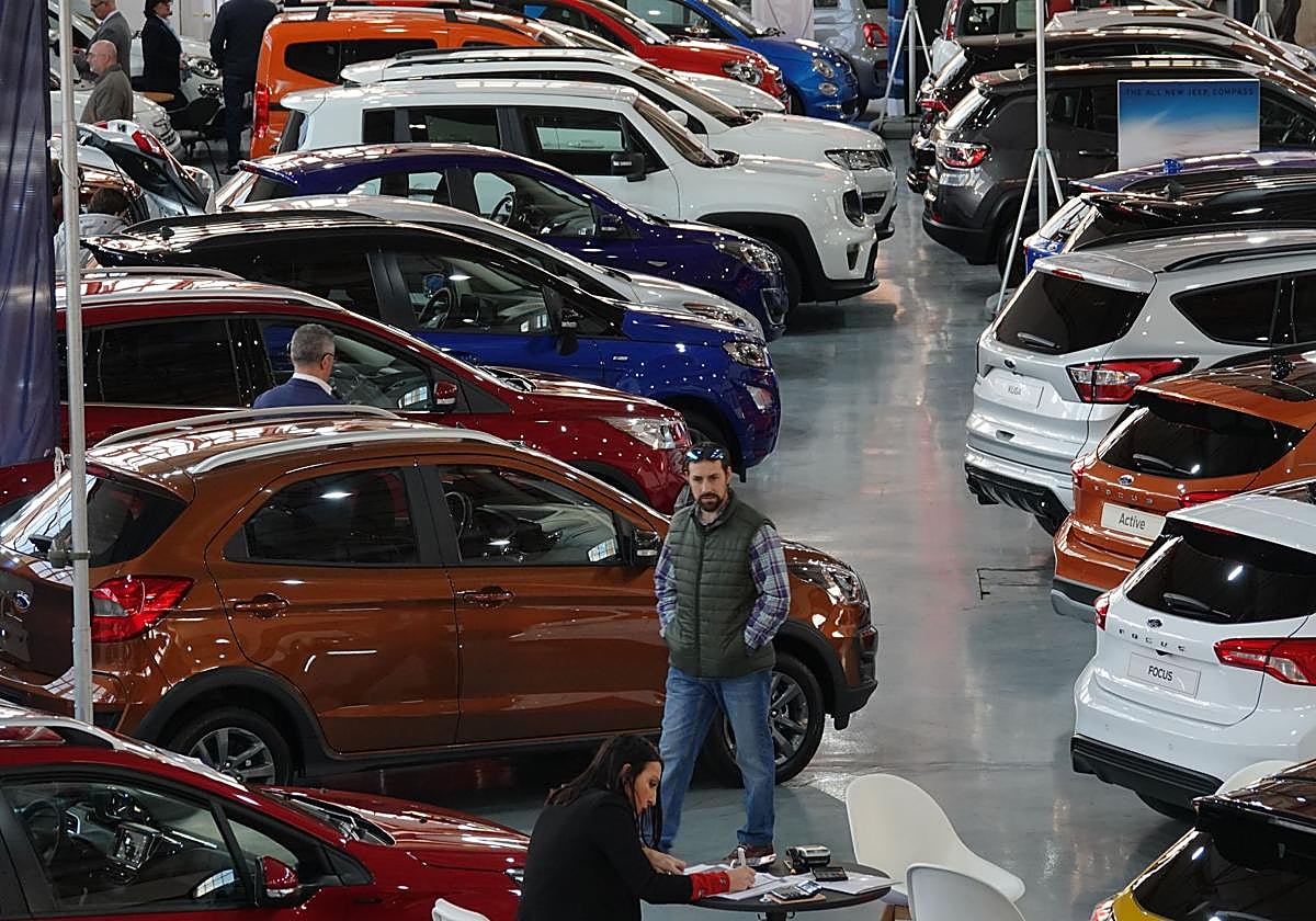 Una muestra de vehículos, en una imagen de archivo.