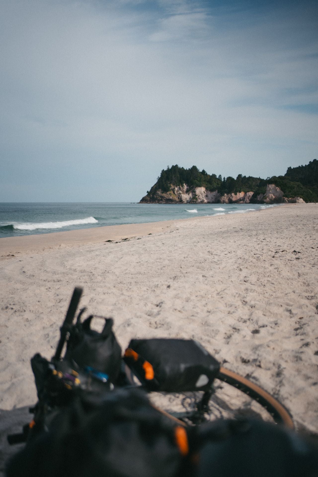 Las espectaculares imágenes del granadino que recorre Nueva Zelanda en bicicleta