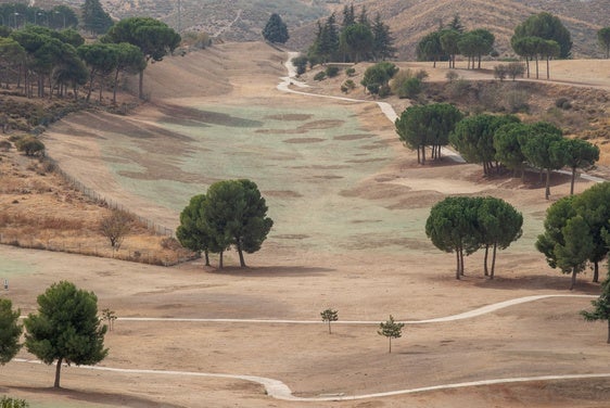 El campo de golf, que lleva tres años cerrado, en una imagen de archivo.