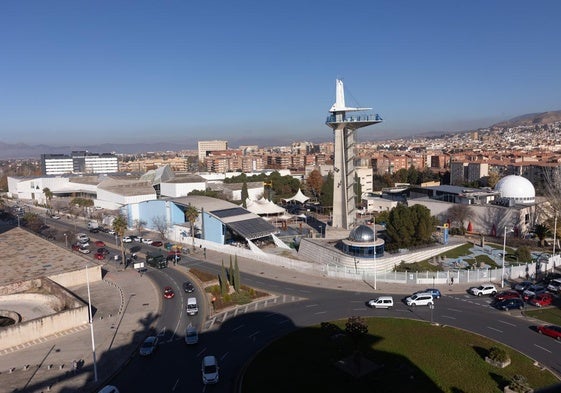 Vista aérea del Parque de las Ciencias.