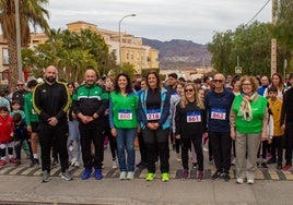 Más de 400 personas 'en marcha contra el cáncer' en Benahadux