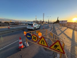 El tramo de carretera que quedará cortado al tráfico en los próximos días.