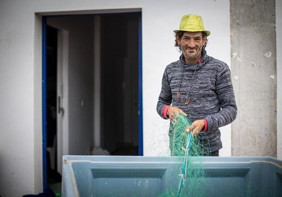 Pepito en la lonja, fotografiado por IDEAL en 2022.