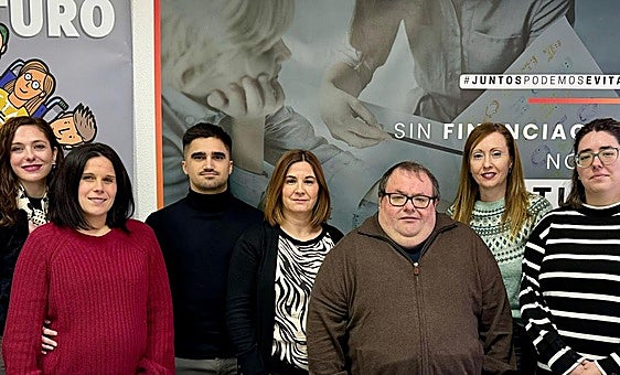 Nueva junta directiva de Fejidif, con Juan Manuel Olivares en el centro.