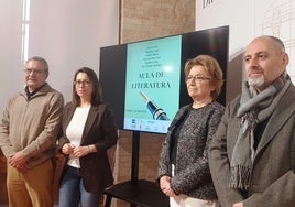 Presentación del Aula de Literatura de la UNED, en la Diputación.